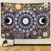 Tapestries Boho Mandala Tapestry for Bedroom Indian Hippie Bohemian Floral Wall Hanging Aesthetic Print Tapestries Decor Living Room Dorm R230810