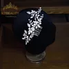 Joyería para el cabello de la boda 2023 KTBEAUTY 3 diseños Flores de la cabeza Preales Blanco AAA Zirconia Clip Accesorio nupcial Tocado 230809