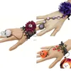 Charm-Armbänder Spitze Handkette für Frauen Mädchen Kristall Cosplays Anhänger Schmuck