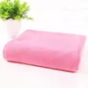 Fabriksutloppshandduk Multipel färg SuperSoft Microfiber Beach MicrofiBre Bath Handduk 140*70 cm sporthandduk Gym Snabbtorkning Tyg extra stor