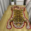 Dywany Tybetański tygrys dywan super miękki kępek zwierzęcy bez poślizgu chłonny mata łazienkowa wystrój domu