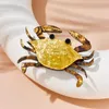 Pins Brooches New Cartoon Peacock Crab Bird Fish Snail Acrylic Brooches For Women Kids Lovely Handmad Crafts Lapel Pins Party Jewelry Gifts HKD230807