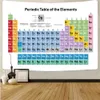 Tapestries Periodic Table of Elements Tapestry Chemistry Science Tapestries Education Wall Blanket Cloth Bedroom Dorm Decor Wall Hanging R230810