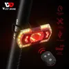 Bike Lights WEST BIKING Wireless Bike Flashing Tail Light USB Rechargeable Bicycle Rear Directional Lights Beep Turn Signal LED Strobe Light HKD230810