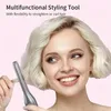 Pencil Flat Iron For Short Hair, Pixie Cut And Bangs, Mini Hair Straightener For Edges With Anti-Pinch Design, Tiny Hair Straightener With Floating Plates