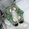 Men's Socks Fun Mens Mexican Otomi Embroidery Flower Dress Unisex Breathbale Warm 3D Printed Traditional Textile Crew