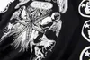 Hellstar 까마귀 디자이너 후드 스웨트 셔츠 초상화 하이 스트리트 조수 힙합 두꺼운 애슬레 이저 손으로 페인트 페인트 포켓 여성 스웨터 후드 hoodys