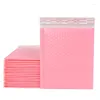 Storage Bags 20pcs Pink Bubble Foam Self Seal Envelope Bag Waterproof Mailers Padded Christmas Gift Packaging Supplies