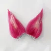 Cosplay peruks anda blomma ahri cosplay peruk lol cosplay 70 cm lång lockigt vågigt värmebeständigt syntetiskt hårspel anime peruk peruk cap 230810