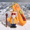 Nouveau dessin animé Sun Wukong Seconde génération Sept Ball Keychain Pendant Anime Car Sac Pendant Doll Machine Gift