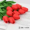 Decorative Flowers Wholesale Tulip Flower Artificial Bouquet 10/5Pcs PE Foam Fake For Wedding Ceremony Decor Home Garden