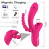 Vibratori 3 in 1 succhiaio clitoride vibratore di dildo per donne clitoride g spot lingua leccare il vuoto stimolatore giocattoli sessuali merci per adulti femmina 230811