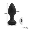 Controle remoto sem fio vibração plugue anal 10 velocidades plug plug vibrador massagem brinquedos sexuais para homens brinquedos adultos