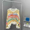 Kadın kazakları yelek kolsuz tasarımcı örgü sweaters çizgili örgü gündelik hip hop üstleri