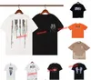 Summer Mans Designer Graffiti camisetas impressas moda A Miris Man T-shirt Casual Casual camisetas de manga curta Hip Hop Streetwear