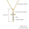 Łańcuchy wisiorek dla kobiet luksusowy cyrkon krzyż jasnobrązowy kolor kpop choker łańcuch świąteczny biżuteria hurtowa