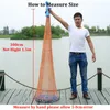 Fishing Accessories Landing Net Fish Cast Network USA Trap Handthrow Fly with Lead Sinkers Netting 230811