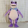 Simbok Mascot Mascot Frog Costume Inflatible Dorosły Walking Ubrania ropuchy Ropuchy Model Zabawne dekoracje