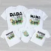 Tenues assorties pour la famille, vêtements assortis pour la famille sauvage, fête dans la jungle, papa, maman, sœur, frère, look bébé, T-shirt, anniversaire, chemises de famille, hauts