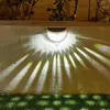 1-10pcs 6LED 태양 벽 라이트 실외 벽 램프 방수 에너지 램프 스텝 안뜰 정원 장식 조명