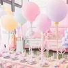 Dekoracja 18/36 cala duże pastelowe balony chrzesta dziewczyna baby shower cukierki matowe dekoracja urodzinowa na wesele