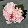 Simulazione di fiori decorativi Rose Bouquet Soggiorno in stile europeo Disposizione interno Decorazione Dty Dty Silk