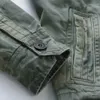 Chaquetas para hombres 2023 Camo Chaqueta Casual Wear Otoño Combate Grueso Denim Hombres General Verde Militar Invierno Camuflaje Masculino Tamaño de algodón 230810