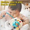 Pull Toys Infant Montessori Sensory Development Education Toys Pull String Finger Grab Training Early Learning Toys Teeth BPA Free 1-3Y Z230814