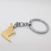 Keychains ZKD Trinidad och Tobago Key Chain Ring Country Map Jewelry