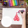 Storage Bottles Craft Drawing Stencils DIY Sign Xmas Printing Multi-function Templates Portable Templets