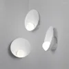 Стеновая лампа современное искусство белое минималистское спальню