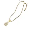 Strängar, Strings Designer New Home Necklace Xiaoxiangfeng Heavy Industry C Brass Material Celebrity Temperament TL2X