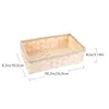 Dinnerware Sets Bamboo Storage Basket Packing Wooden Party Supply Serving Tray Woven Fruit