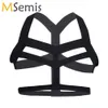 Brinquedos adultos Sexy Halter Halter Chest Harness Men lingerie ombro tira elástica Hollow Out Zentai Neck Straps Clubwear 230811