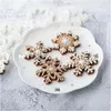 Baking Moulds Snowflake Cookie Plunger Cutter Cartoon Mould Biscuit DIY Mold Fondant Cake Decorating Tools