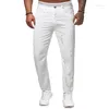 Men's Jeans Mens White Black Men Print Skinny Man Denim Jean Pants Trousers With Spring Autumn 2023 Korean Style