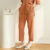 Pantalon féminin Counter Quality 2023 Autumn et printemps miyake plissé 100 assortis Slim Casual Nine neuf minutes