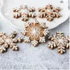 Baking Moulds Snowflake Cookie Plunger Cutter Cartoon Mould Biscuit DIY Mold Fondant Cake Decorating Tools