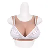 Breast Form Shop Crossdressing Lifelike Enlargement Shoulder Girdle Round Neck Soft Silicone Realistic Fake Boobs Toys For Men 230811