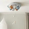 Ceiling Lights Space Astronaut Children's Room Lamp Bedroom Fashion Led Modern Simple Creative Boy