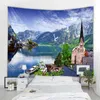 Tapisseries Nordic Landscape Decorative Tapestry Wall Fondment Tapestry Chambre Room Aesthetic Home peut être personnalisé R230811