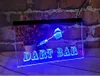 Obiekty dekoracyjne figurki Dart bar pokój neon znak LED Ściana Lekka dekoracje do sypialni przyjęcie świąteczne ślub 230810