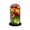 Fleurs décoratives cadeau de vacances Valentin de la Saint-Valentin Immortal Flower Simulation Rose Wedding Home Decoration For Women to Confesting Red Office