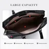 Diseñador Maletín para hombres Marca de lujo Top Genuine Leather Portable Bag A4 Magazine Fashion Laptop Bag Famás de marca Famás de marca 2023 Nuevo