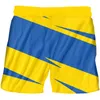 Mäns shorts 3d Ukraina män shorts sublimering tryck kvinnors ukraina kläder knä avslappnad kärlek ukraina flagga korta byxor släpp anpassade 230811