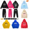 Капюшон Puff Thug Women Hoodie Y2K Дизайнерская веб -толстовка Pink Man Tradeuit Q5NT#