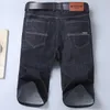 Jeans masculins 2023 Été Stretch Short Fashion Casual Slim Fit Fit de haute qualité Shorts de jean Male Vêtements de marque masculine