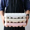 Storage Bottles Plastic Egg Tray Holder Box Refrigerator Container