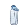Water Bottles 2L Sports Straw Bottle With Stickers Portable Large Capacity Fitness Bike Cup Sport