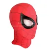 غطاء رأس Halloween Spider Cover Children's Comple Clothing Mask Hero Expedition apperition play party supplies home hkd230810